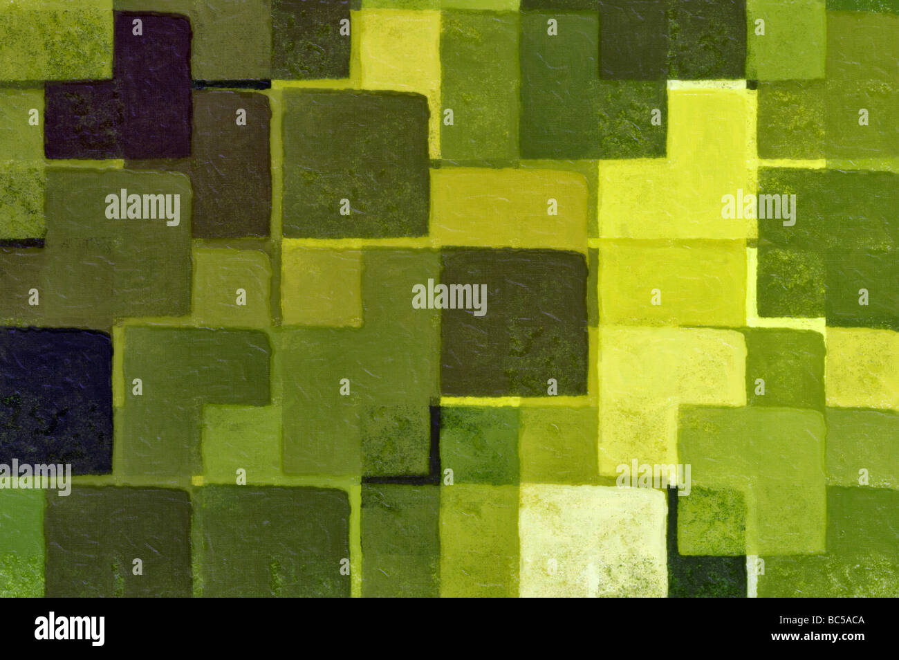 Abstrakte digitale Illustration impressionistischen Quadrate. Pinsel Farbe Hintergrundmuster. Stockfoto