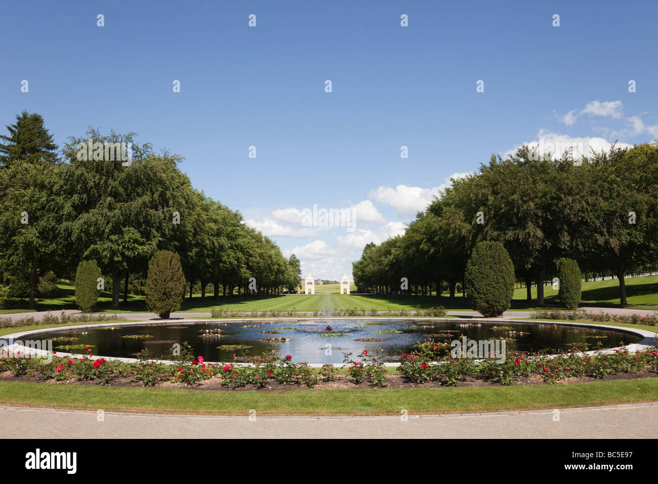 Meuse Argonne amerikanische Soldatenfriedhof des Ersten Weltkrieges Schlacht von Verdun. Romagne Gesnes Meuse Frankreich Europa Stockfoto