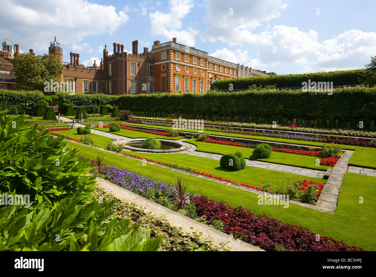 Hampton Court Palace Gardens Surrey West London Stockfoto