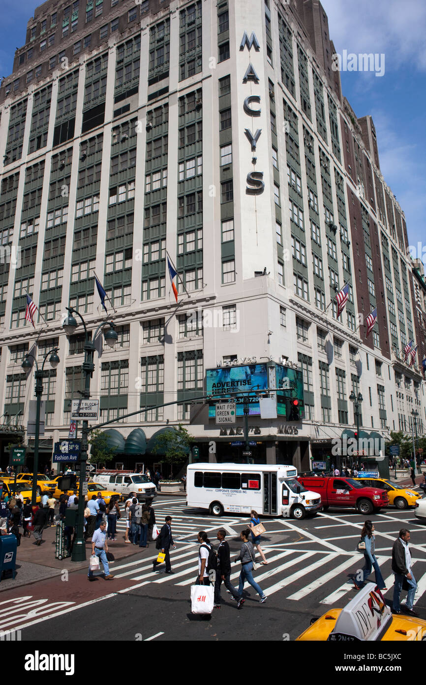 Macy's New York City Stockfoto