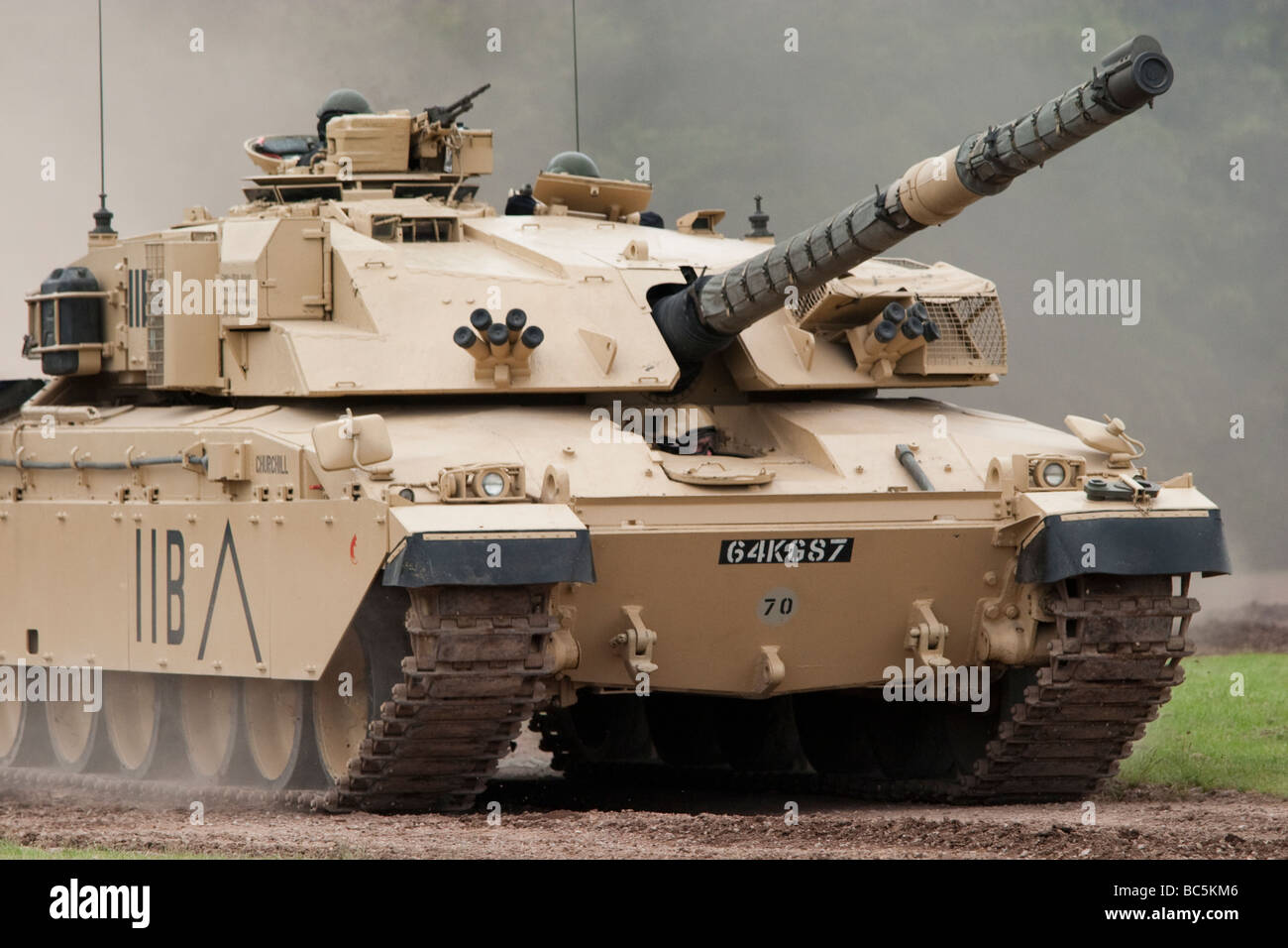 Tankfest 2009 Challenger 1 Tank Stockfoto