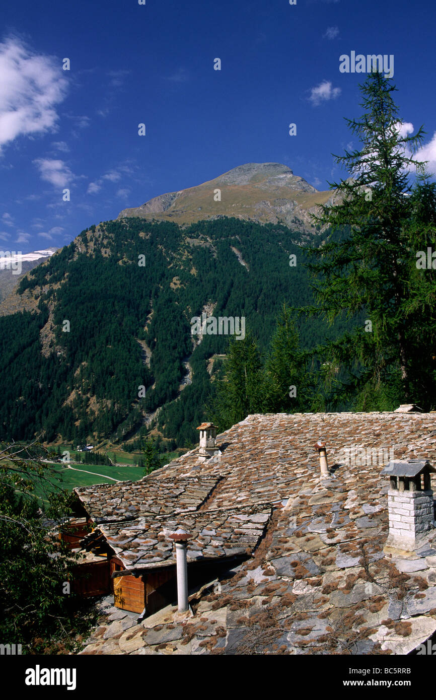 Italien, Aostatal, Gran Paradiso Nationalpark, Cogne Stockfoto
