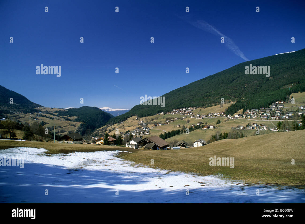 Italien, Trentino Südtirol, Dolomiten, Gröden, St. Ulrich Stockfoto