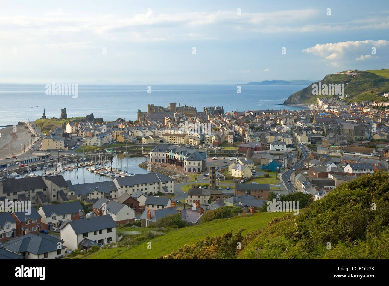 Ansicht von Aberystwyth, Großbritannien, Wales Stockfoto