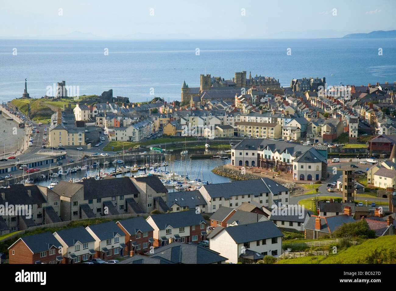 Ansicht von Aberystwyth, Großbritannien, Wales Stockfoto