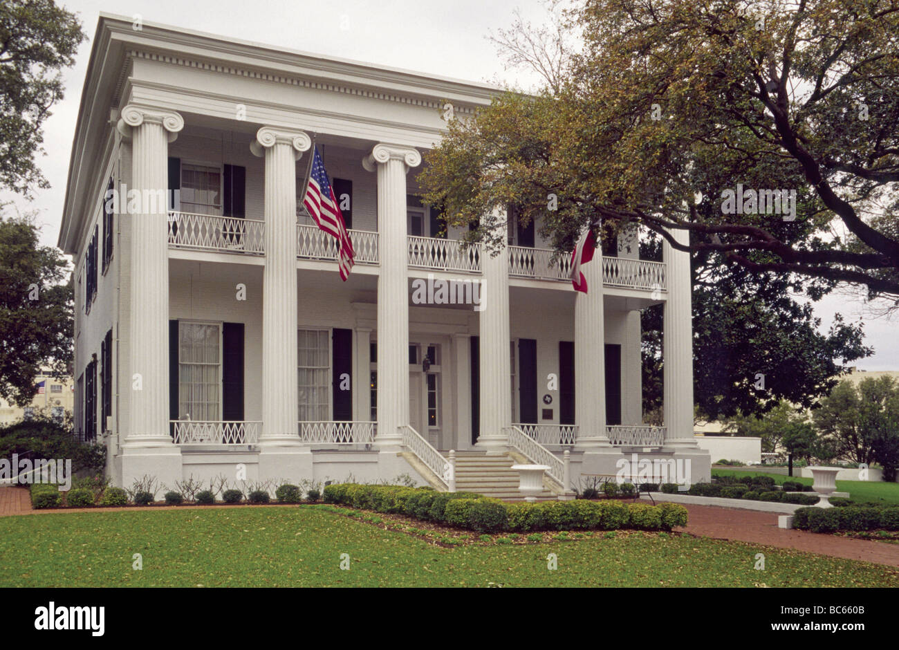 Governors Mansion in Austin Texas USA Stockfoto