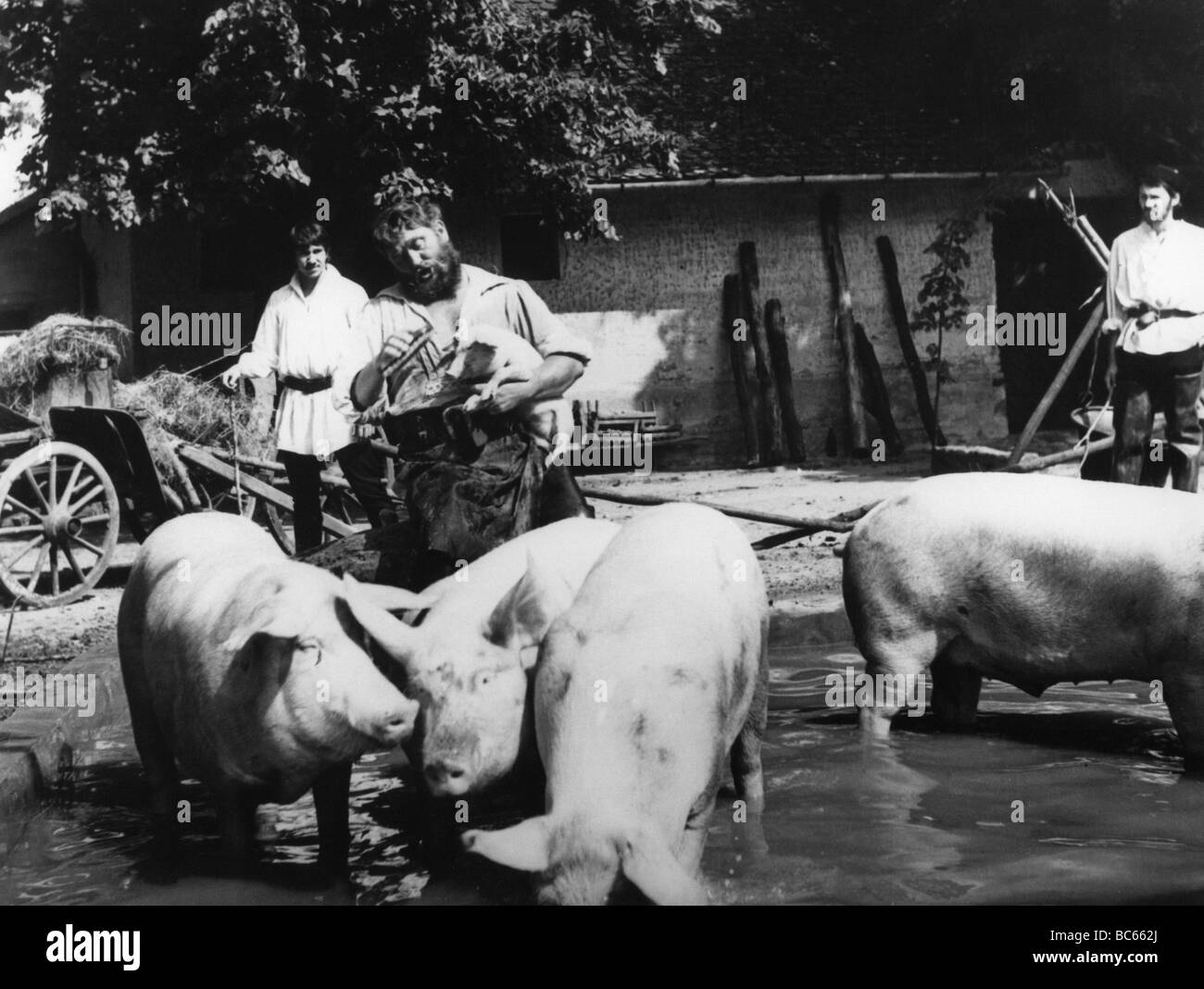 Film, "Der Zigeunerbaron" (Der Zigeunerbaron), DEU 1975, Regie: Arthur Maria Rabenalt, Szene mit: Ivan Rebroff (Kalman Zsupan), Drittanbietern - Permissions-Neccessary Stockfoto