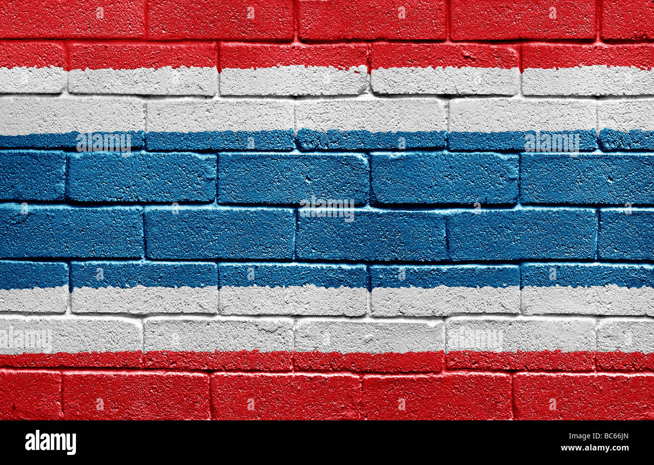 Flagge von Thailand Stockfoto