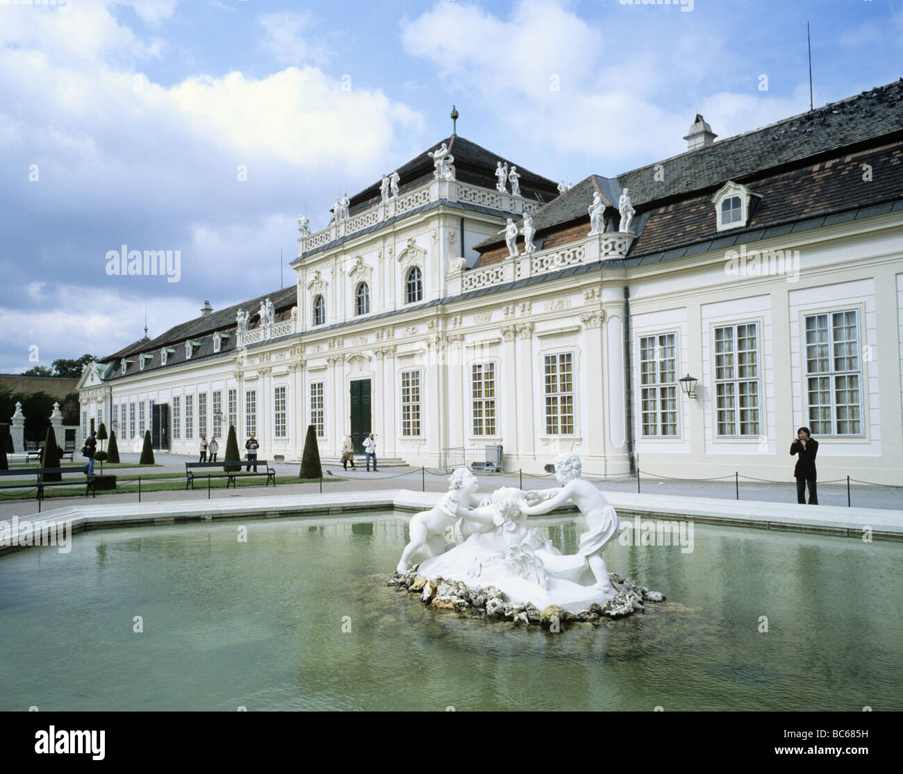 Schloss Belvedere, Wien, Österreich Stockfoto