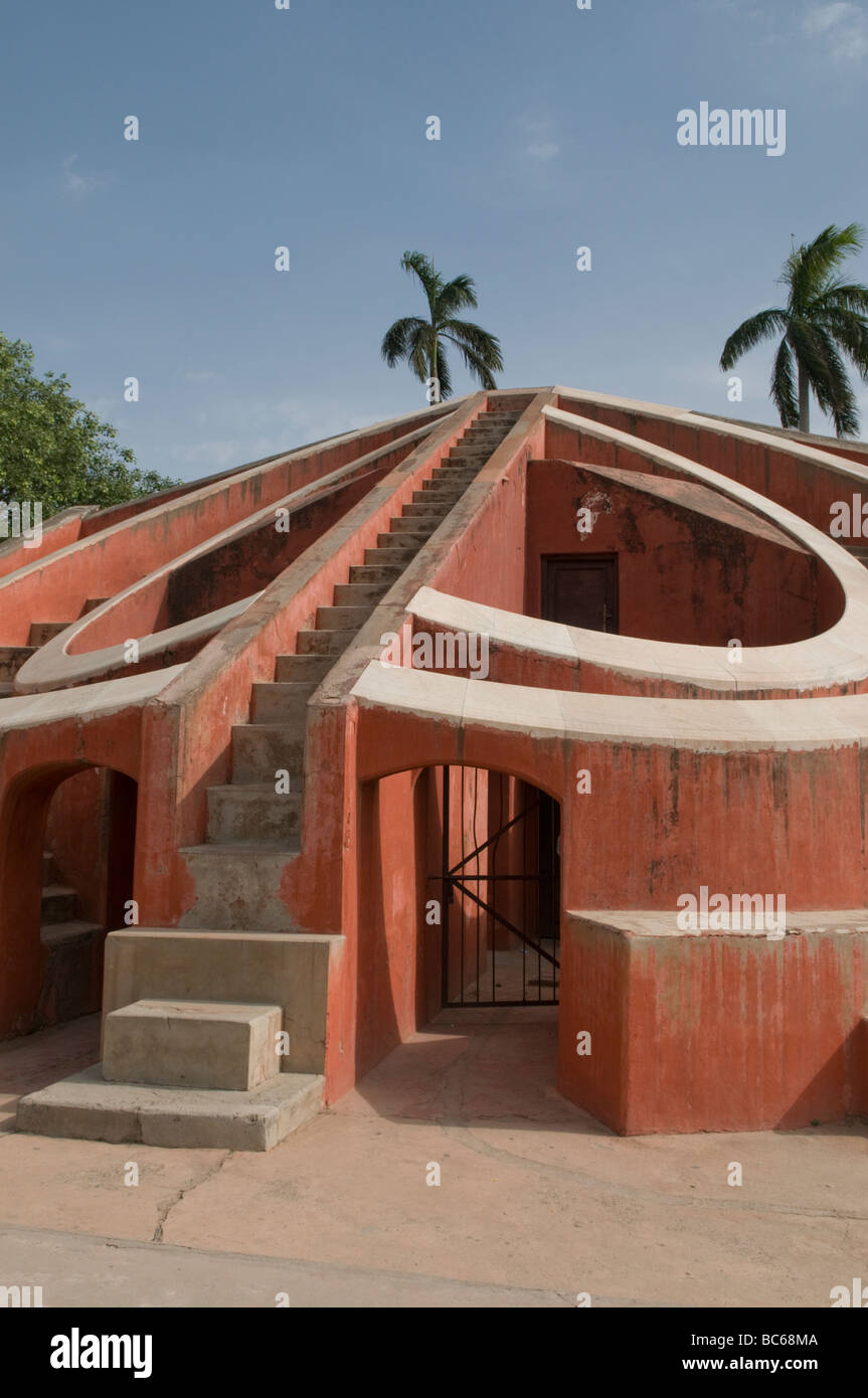 Jantar Mantar Sternwarte New Delhi Indien Stockfoto