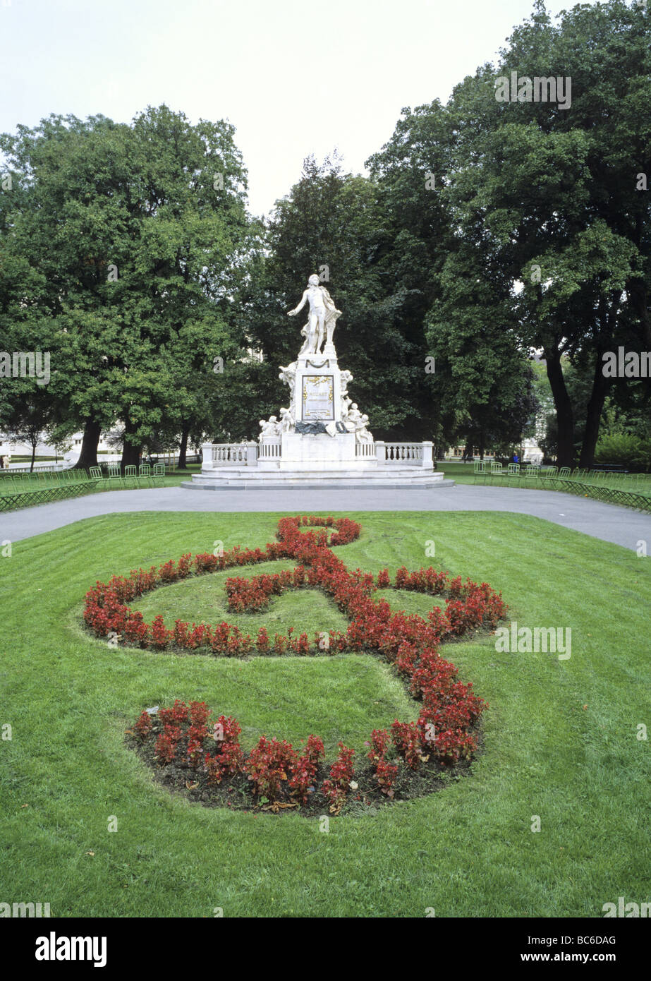 Mozart-Denkmal, Wien, Österreich Stockfoto