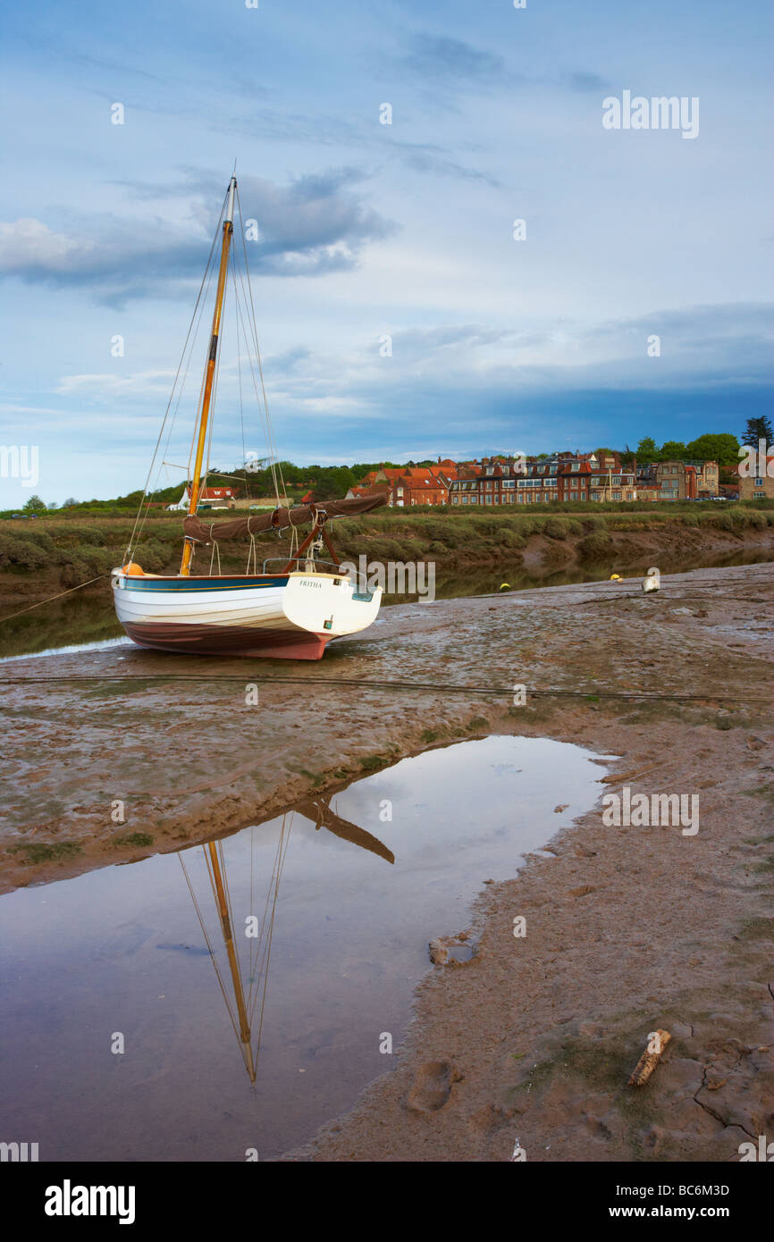 Ein Blick auf Blakeney auf der Küste von North Norfolk Stockfoto