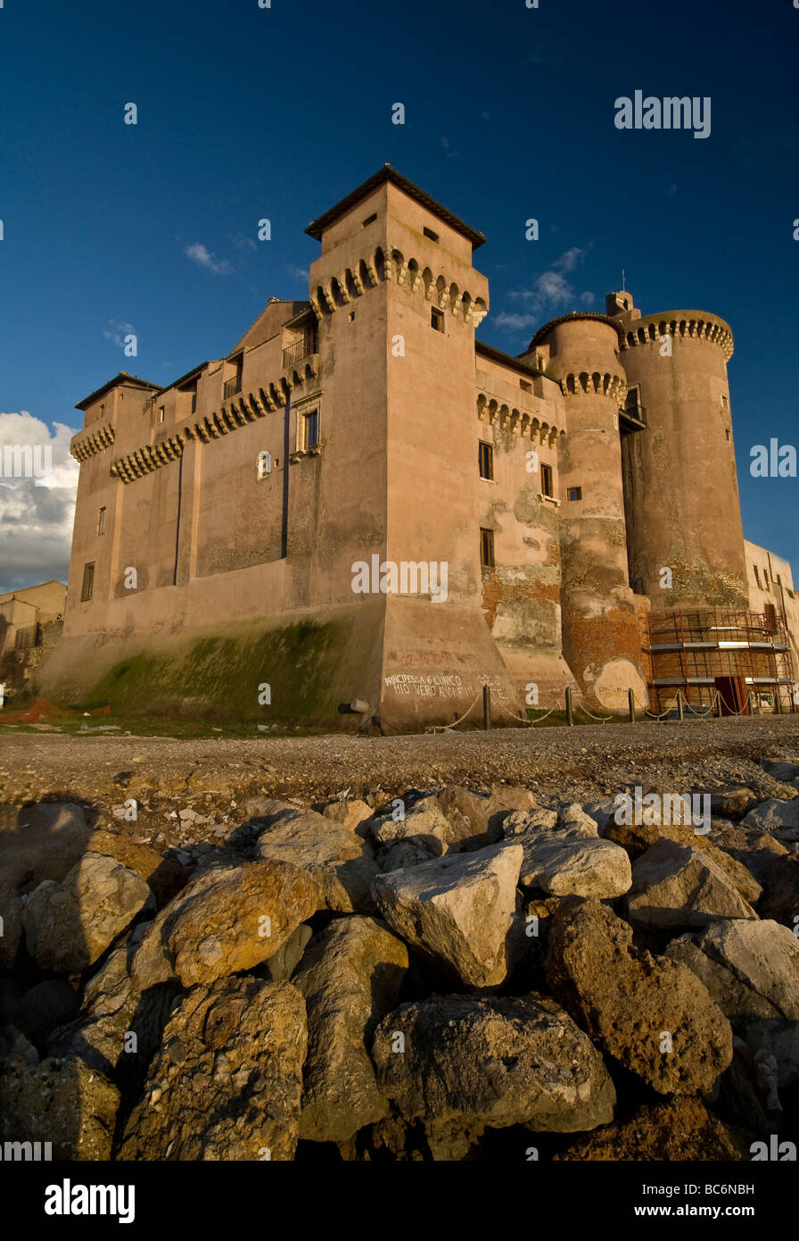 Castello Orsini, Orsini Burg Santa Severa, Latium, Italien Stockfoto