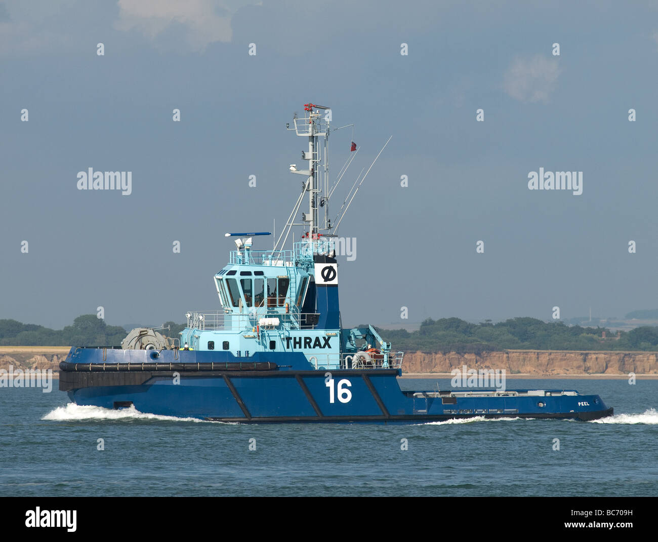 Schlepper "Thrax" in Southampton Water UK Stockfoto