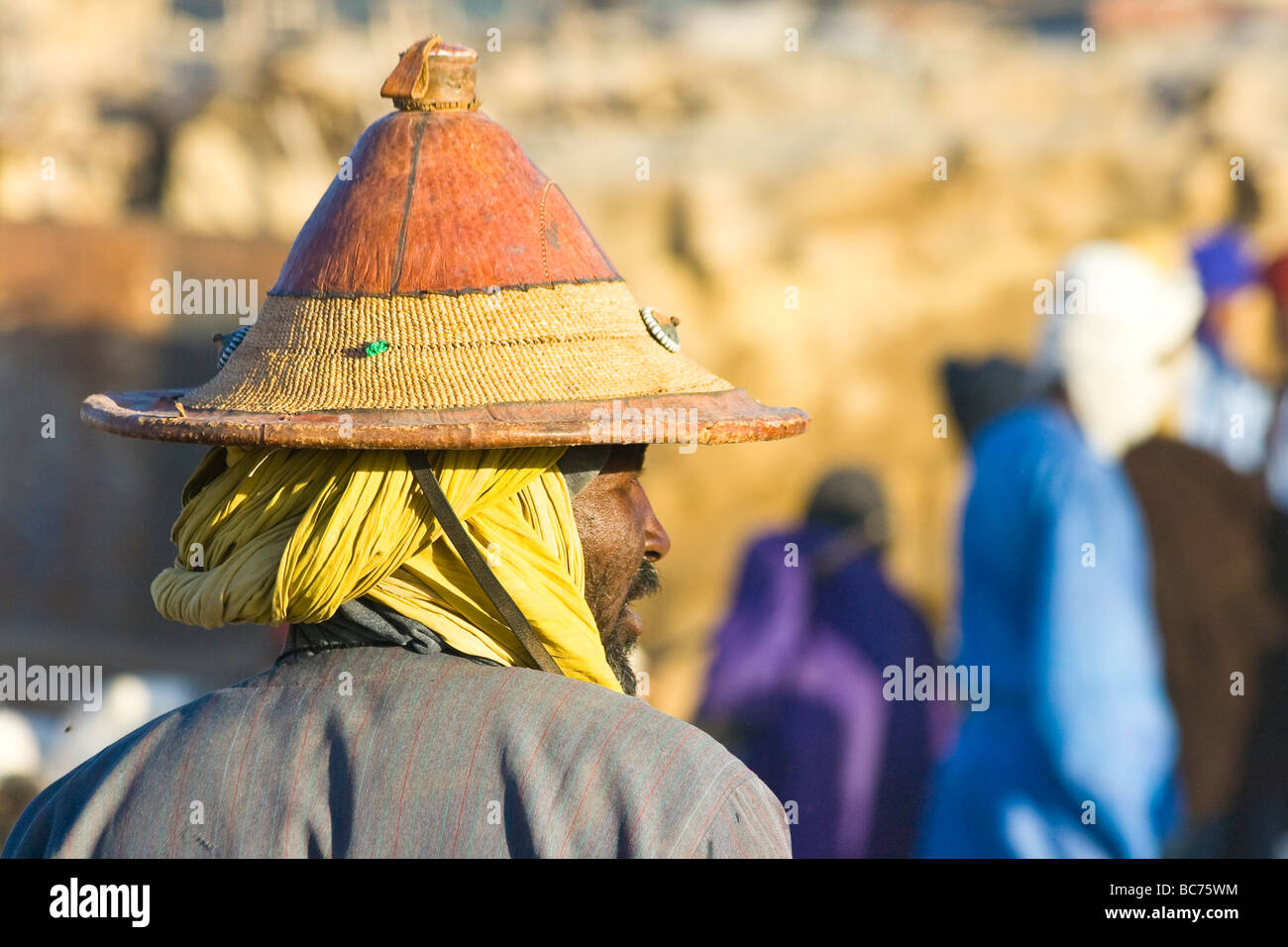 Hirte in Timbuktu Mali Stockfoto