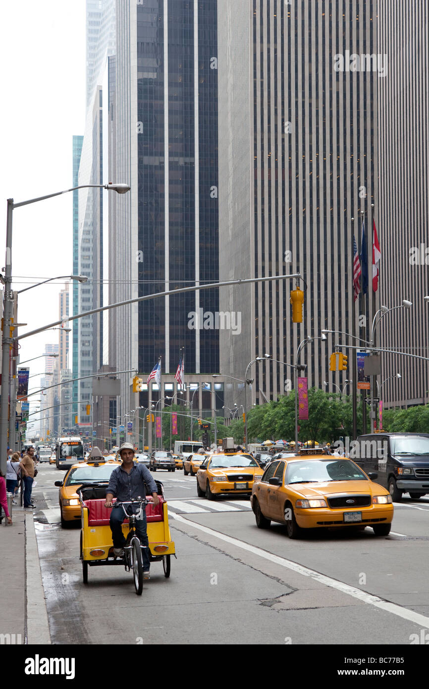 Verkehr in New York City Stockfoto