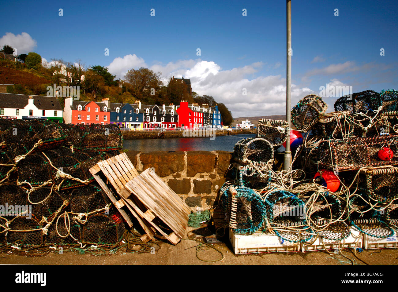 Die Stadt Tobermory, Isle of Mull, Inneren Hebriden, Highlands, Schottland, Vereinigtes Königreich. Stockfoto