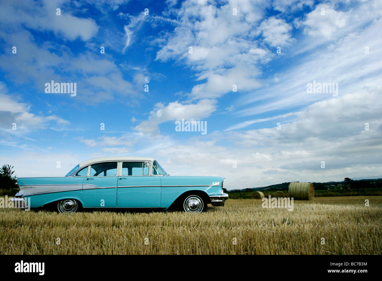 1957 CHEVROLET BEL AIR Stockfoto