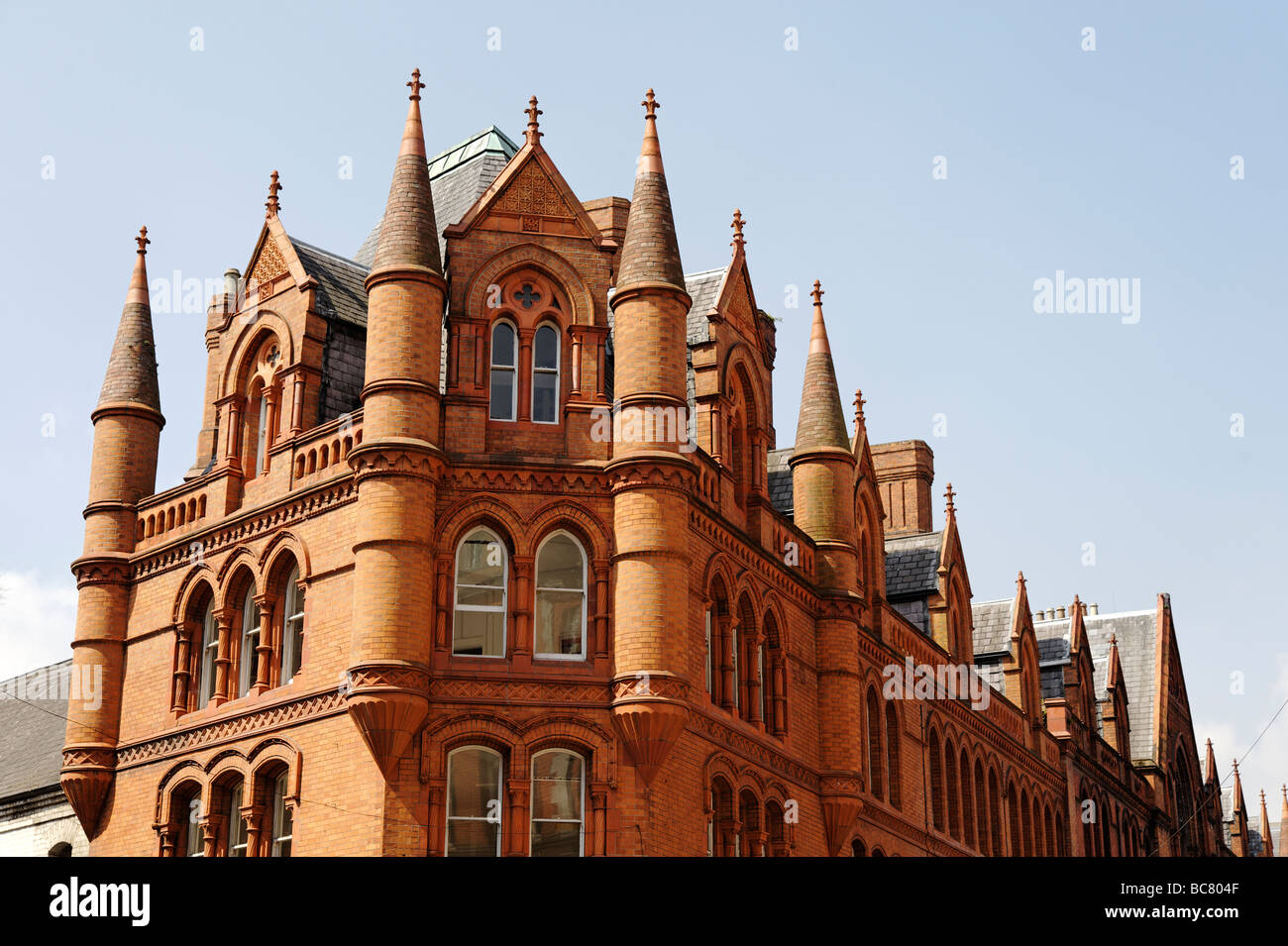 South City Market roten Backsteingebäude aka George s Street Arcade in Dublin Irland Stockfoto