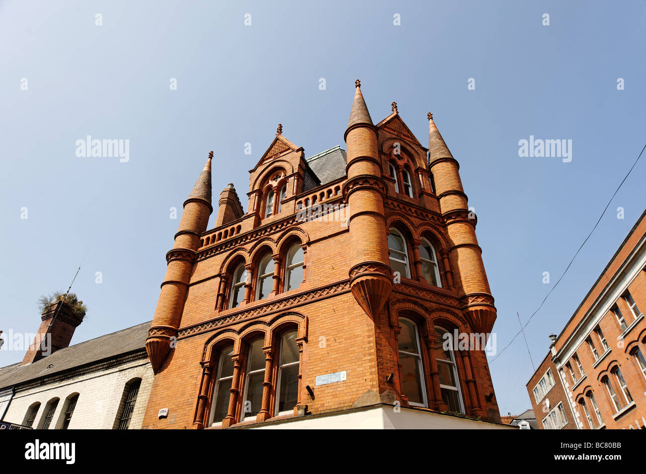 South City Market roten Backsteingebäude aka George s Street Arcade in Dublin Irland Stockfoto