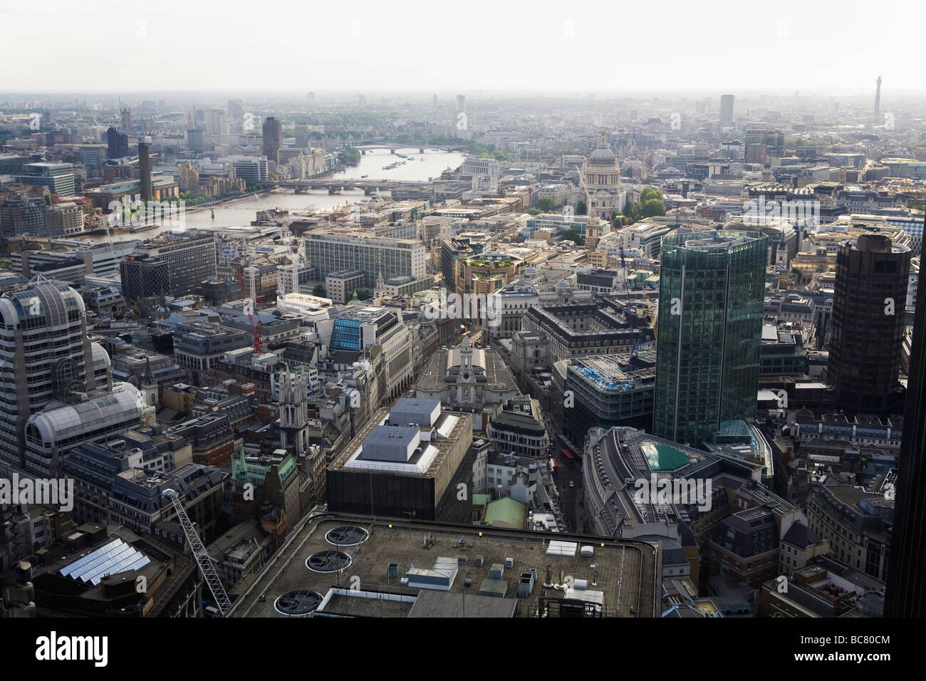 City of London Skyline aus der Gurke Stockfoto