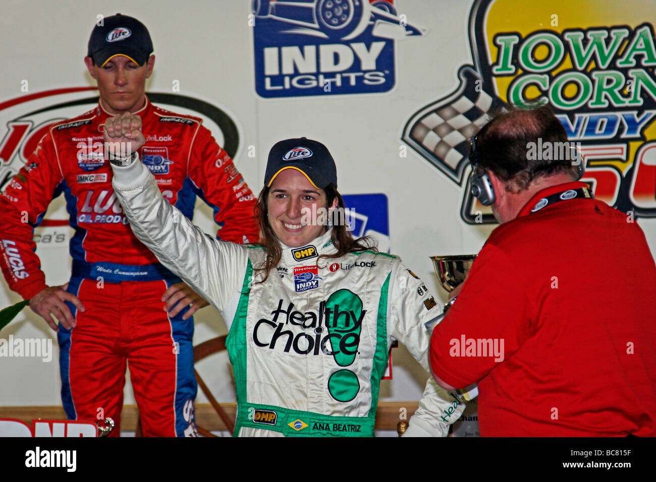 Indy Lights Rennserie Stockfoto