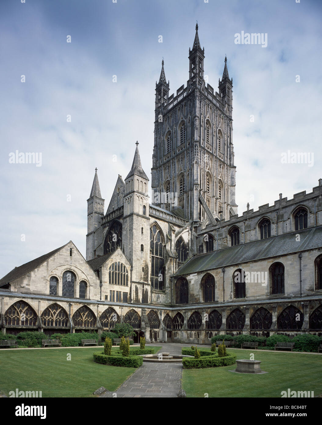 Gloucester Kathedrale Turm Stockfoto