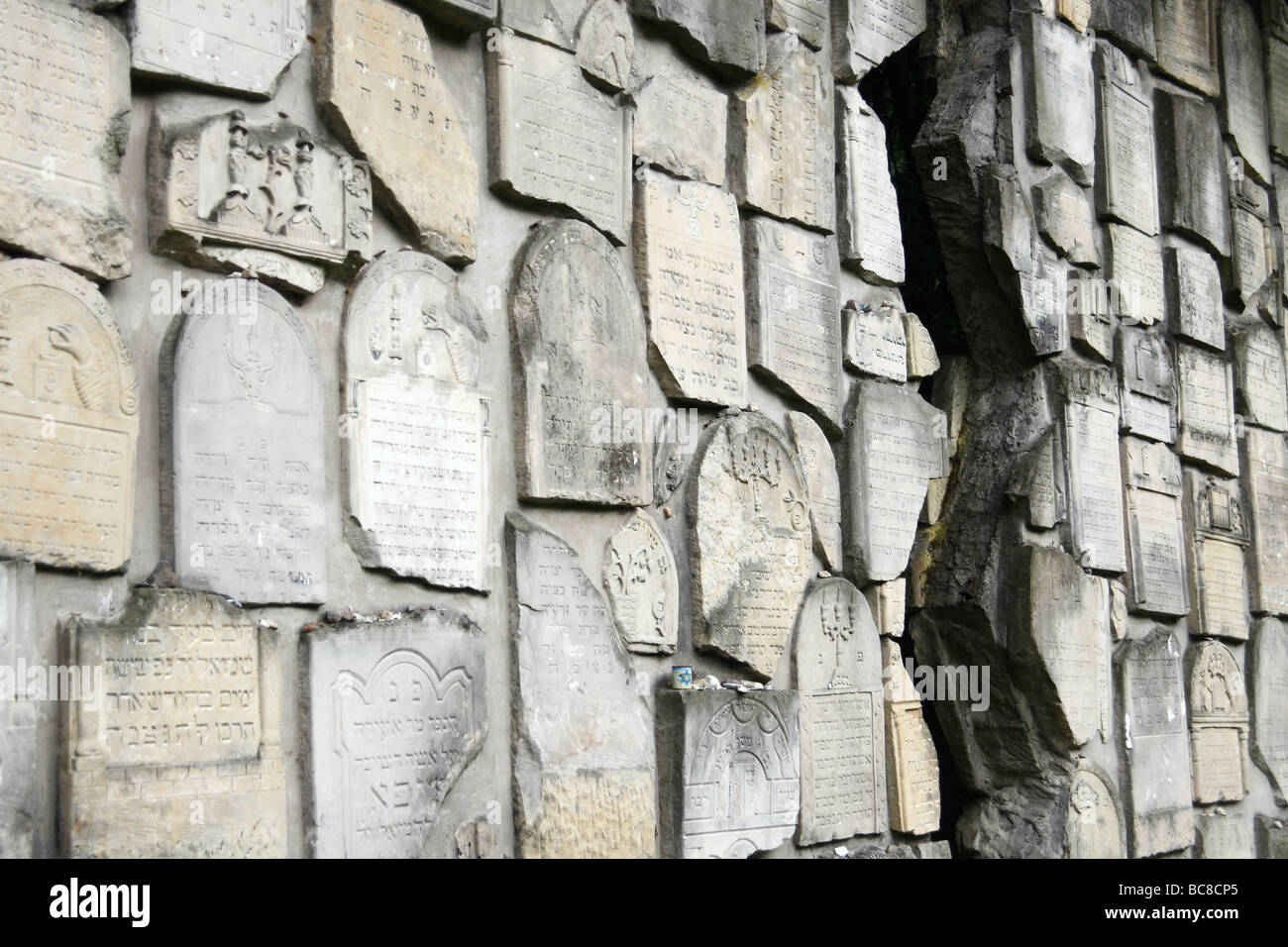 Jüdischer Friedhof in Kazimierz Dolny, Polen. Stockfoto