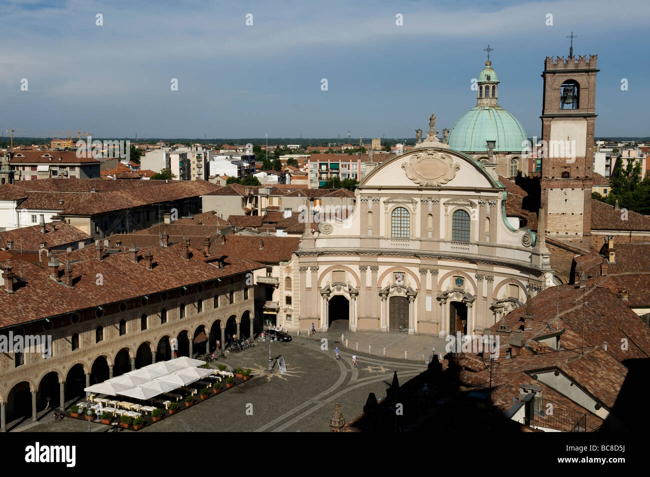 Vigevano Kuppel Stockfoto