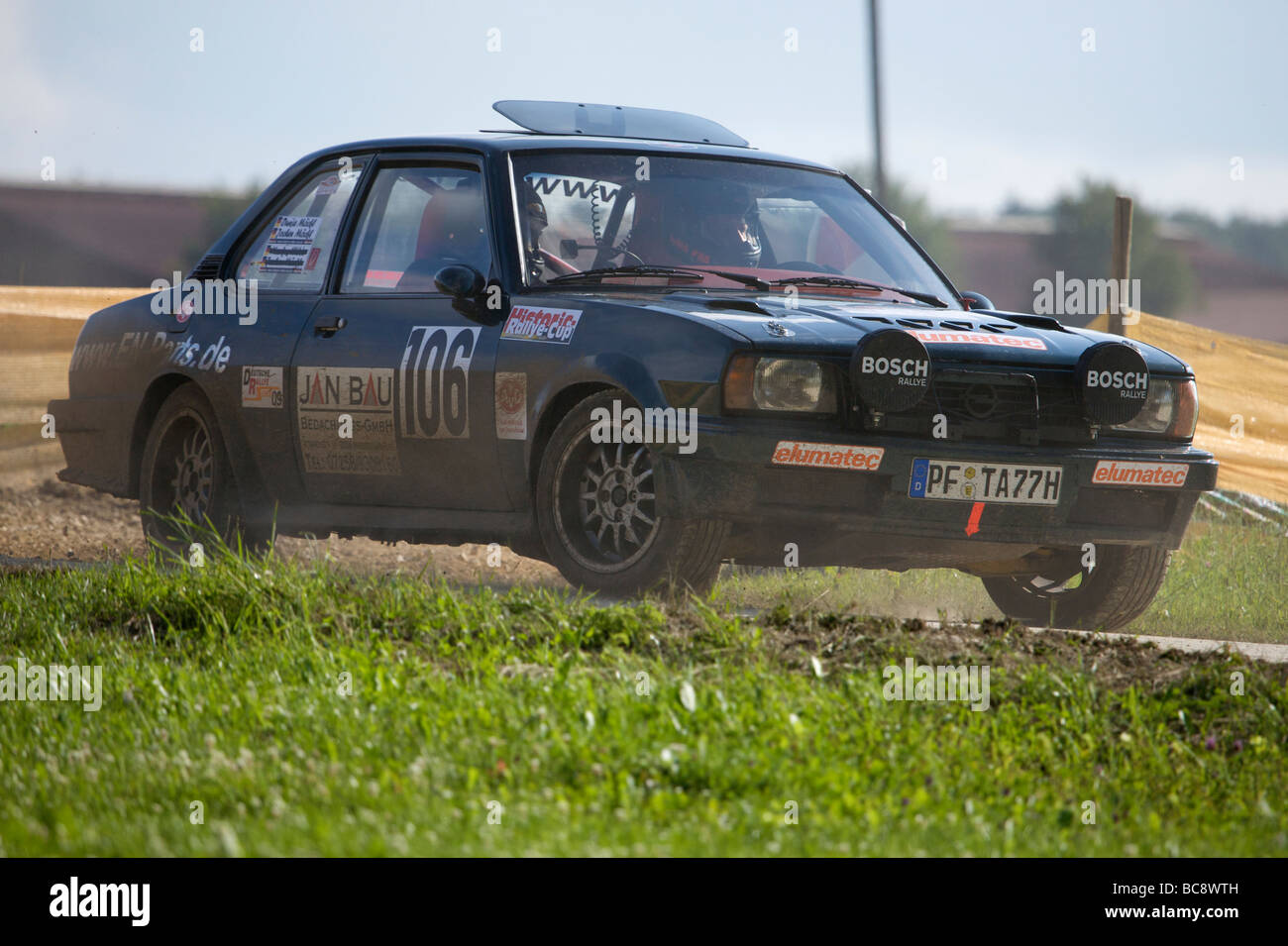AvD Rallye Baden-Württemberg 2009 - historisches Autorennen Stockfoto
