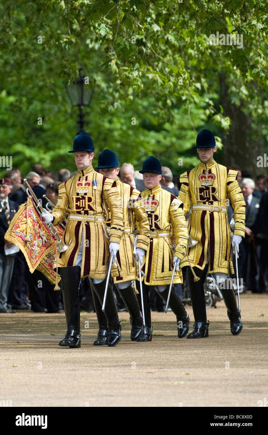 Kombinierten Kavallerie alte Kameraden Vereinigung Parade im Hyde Park in London Stockfoto