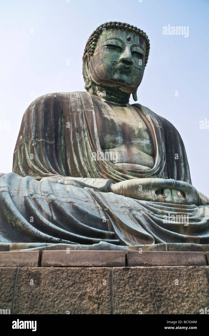 Daibutsu großen Buddha in Kamakura Japan wurde 1252 A D gegossen Stockfoto