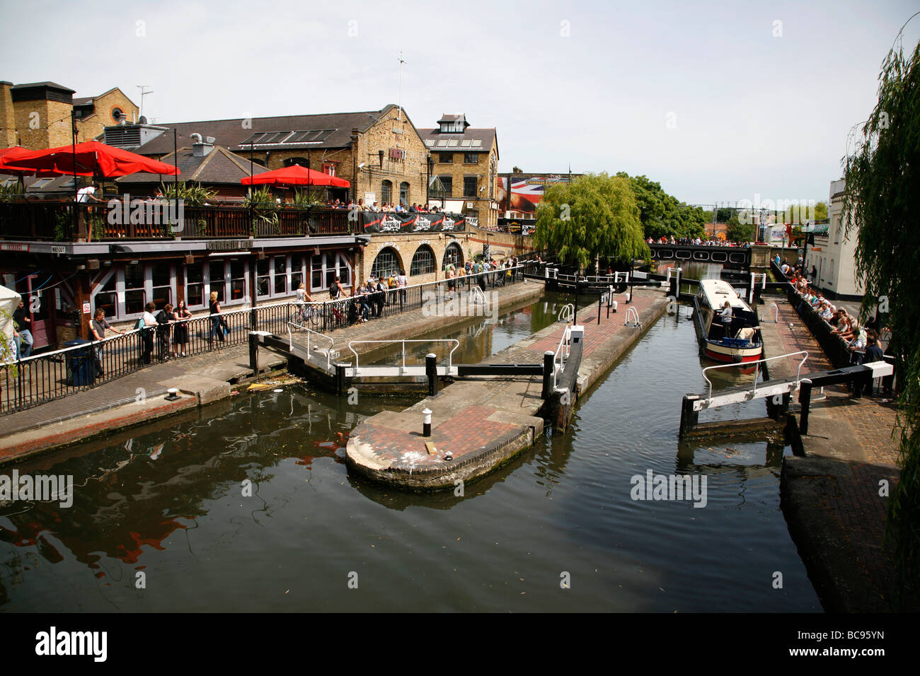 Regent es Canal in Camden Lock, Camden Town, London, UK Stockfoto