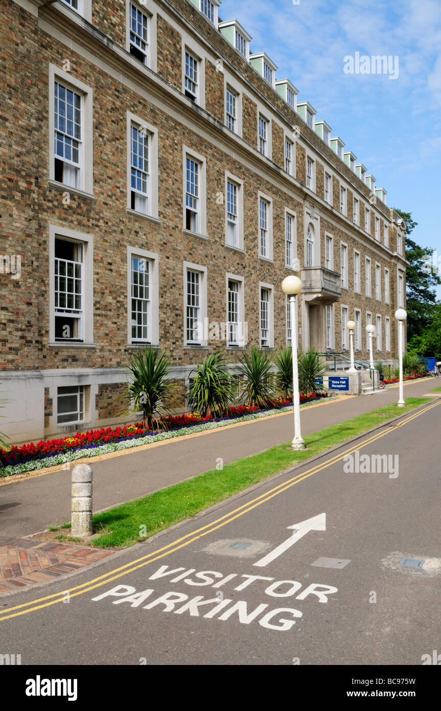 Shire Hall, Cambridgeshire County Council Büros, Schlossberg, Cambridge England UK Stockfoto