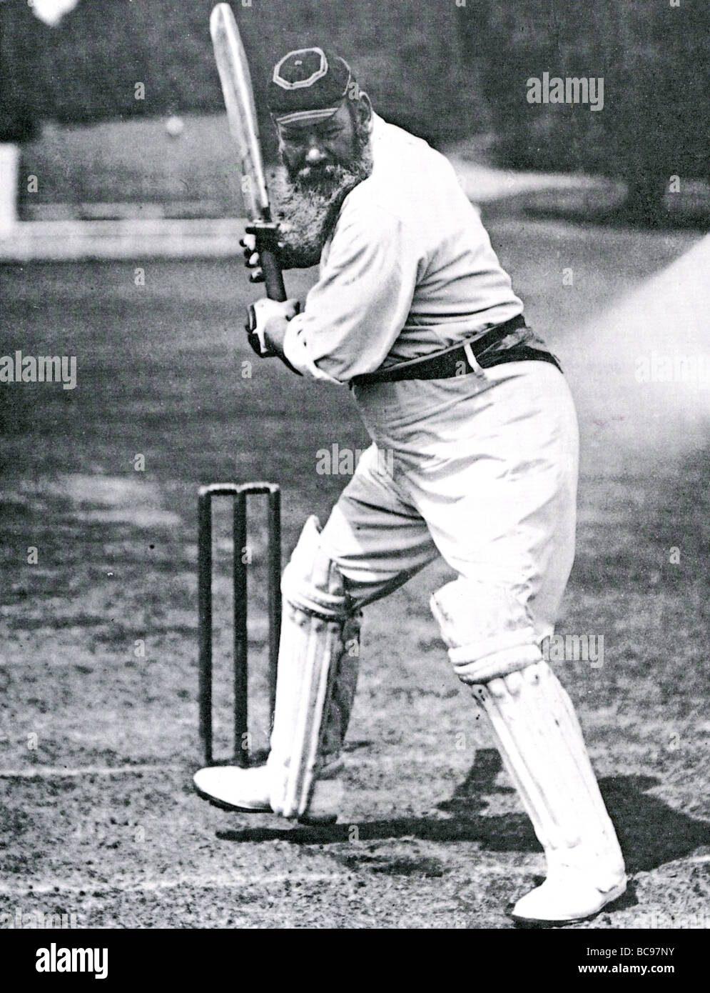 WG GRACE englischer Cricketspieler (1848-1915) Stockfoto