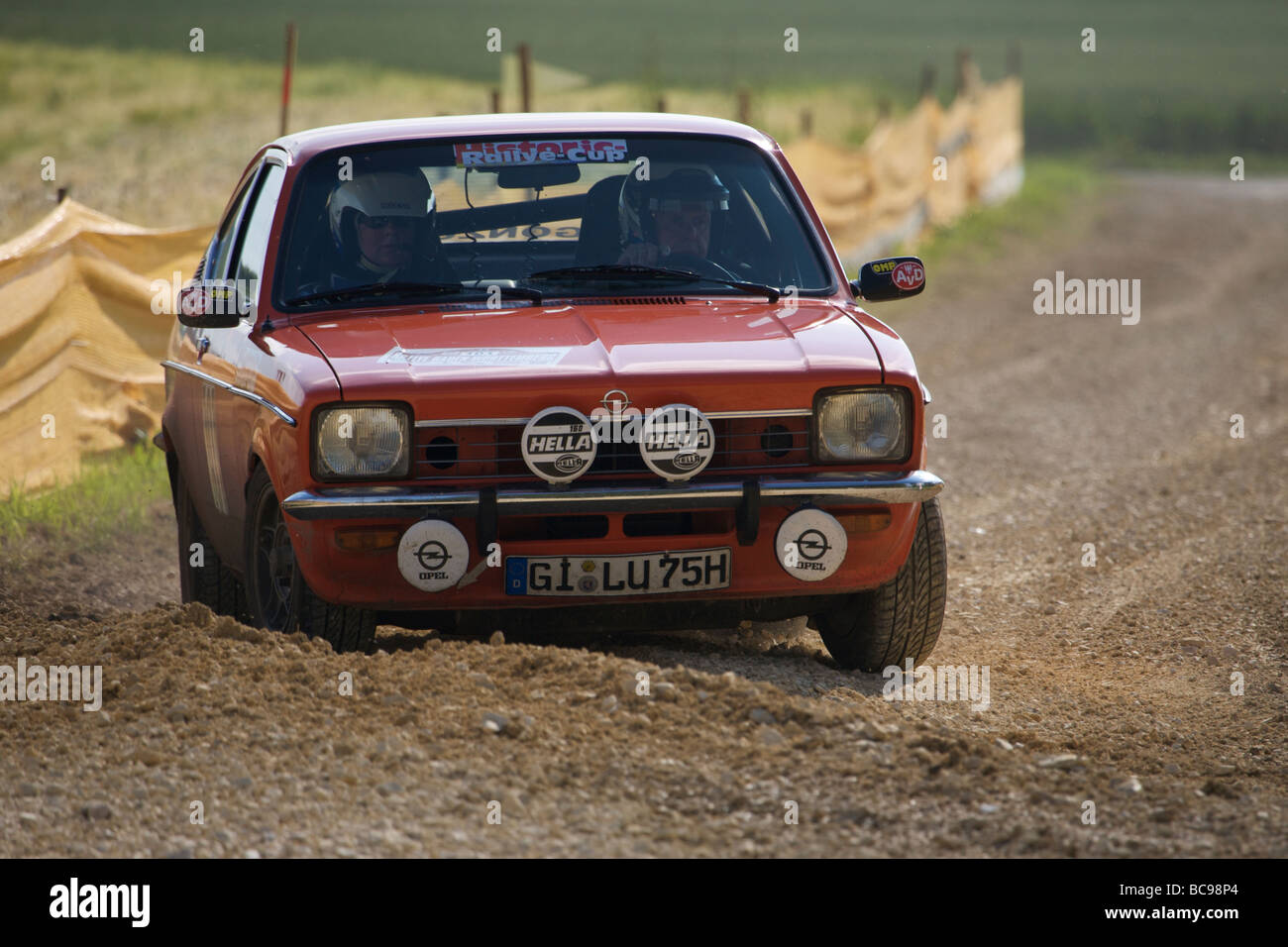 AvD Rallye Baden-Württemberg 2009 - historisches Autorennen Stockfoto