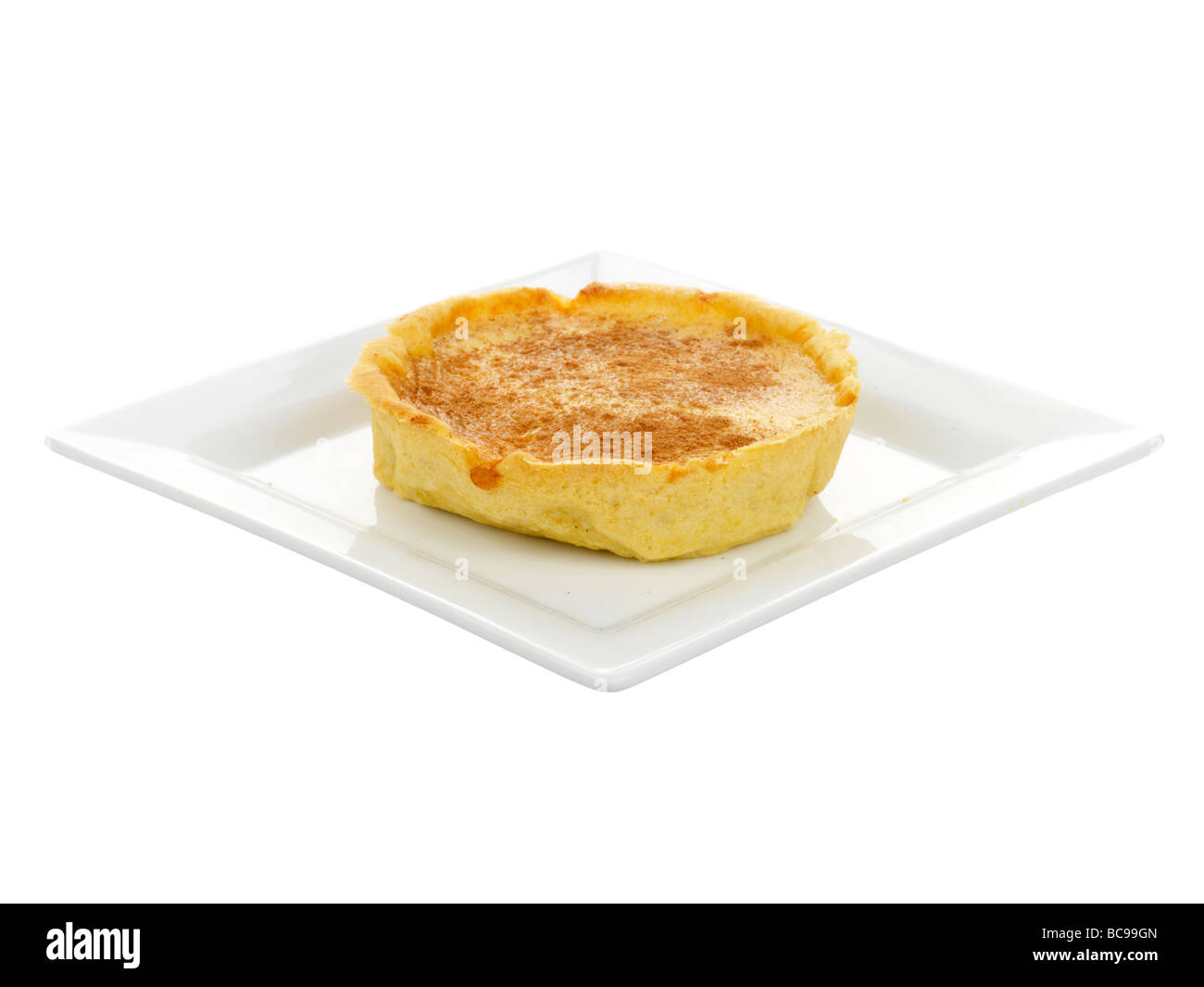 Pudding-Flan Stockfoto