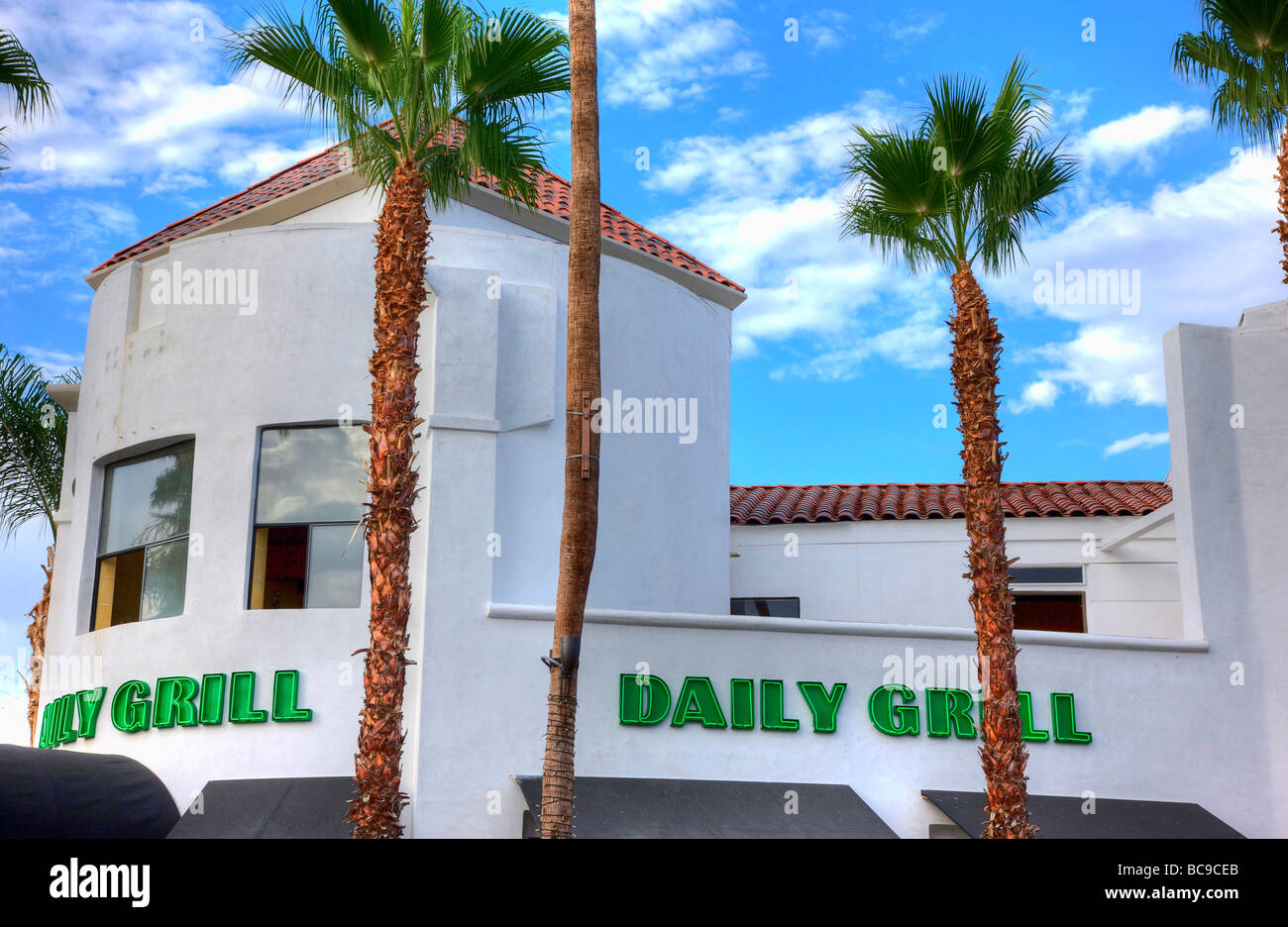 Shops im El Paseo, Palm Desert Stockfoto