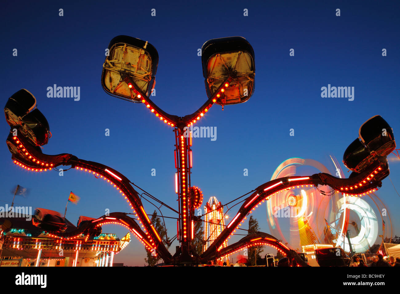 Karneval reitet im 2009 Buccaneer Tage Esquimalt British Columbia Kanada Stockfoto