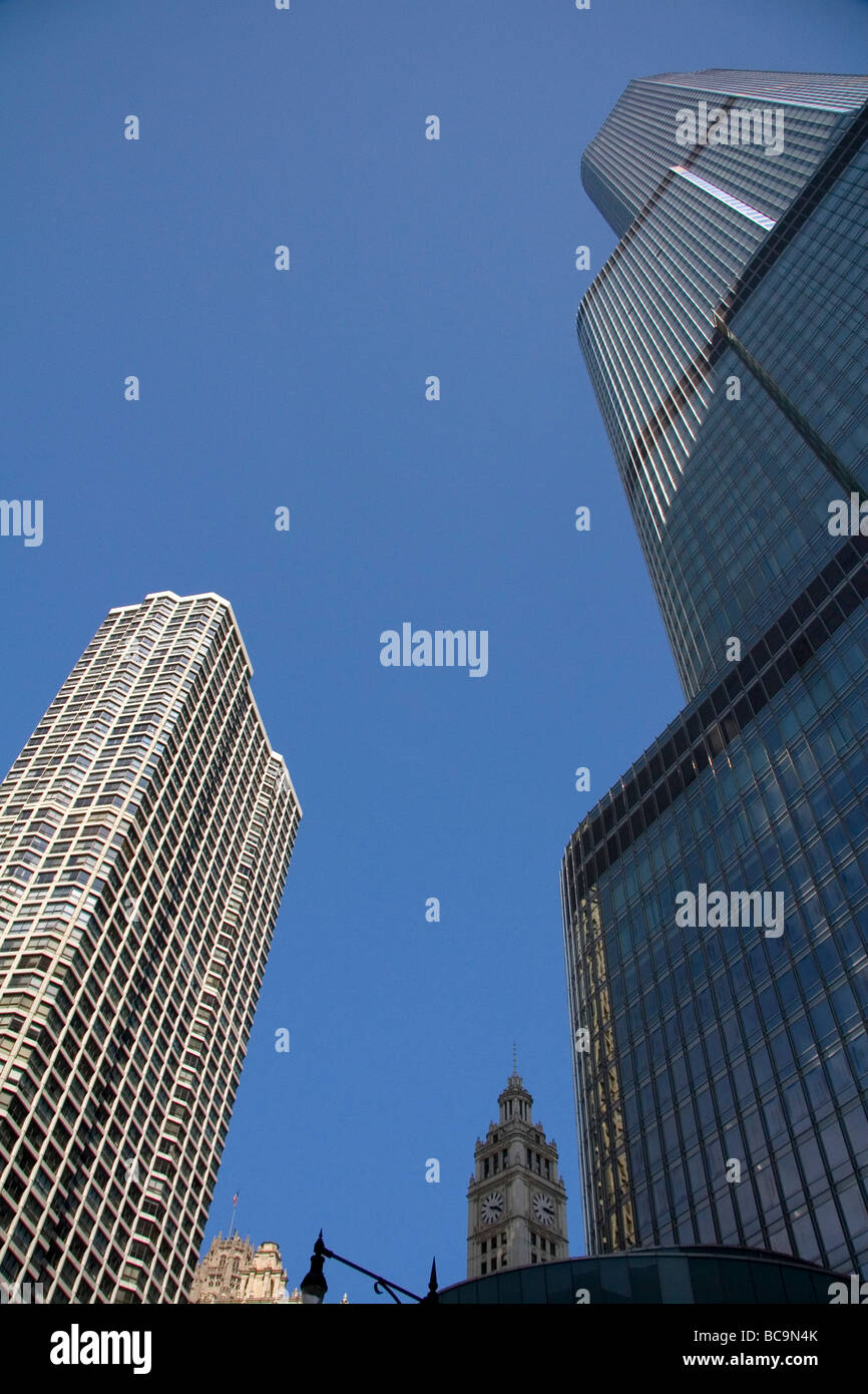 Das Trump International Hotel and Tower in der Innenstadt von Chicago Illinois USA Stockfoto