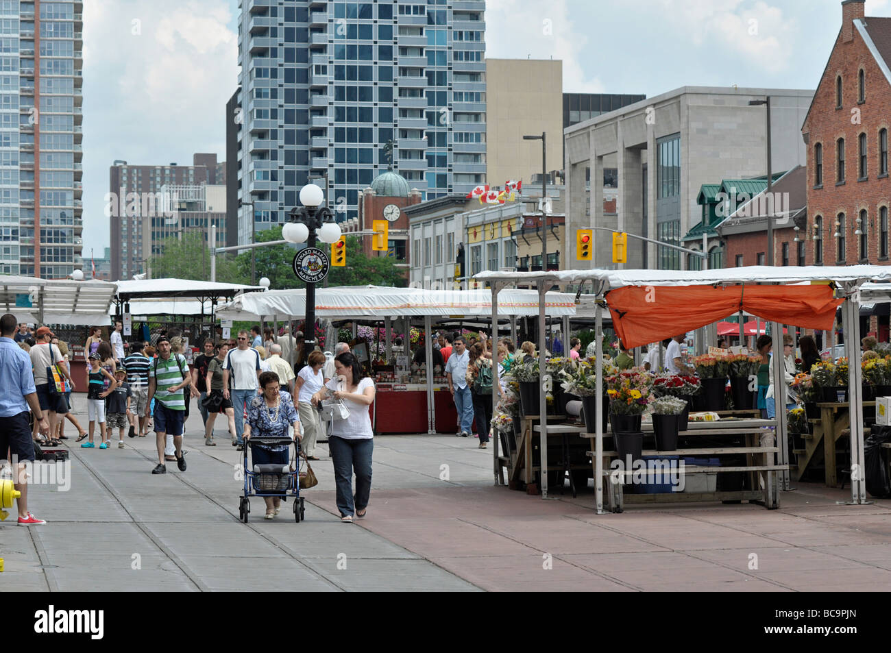 ByWard Market in Ottawa, Kanada Stockfoto