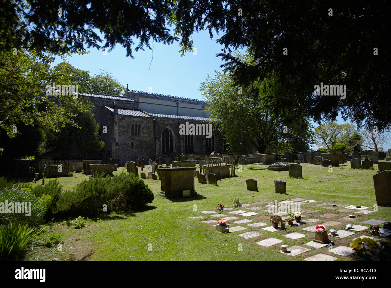 Münster Kirche von St Mary the Virgin in Berkeley, Gloucestershire, England, UK Stockfoto