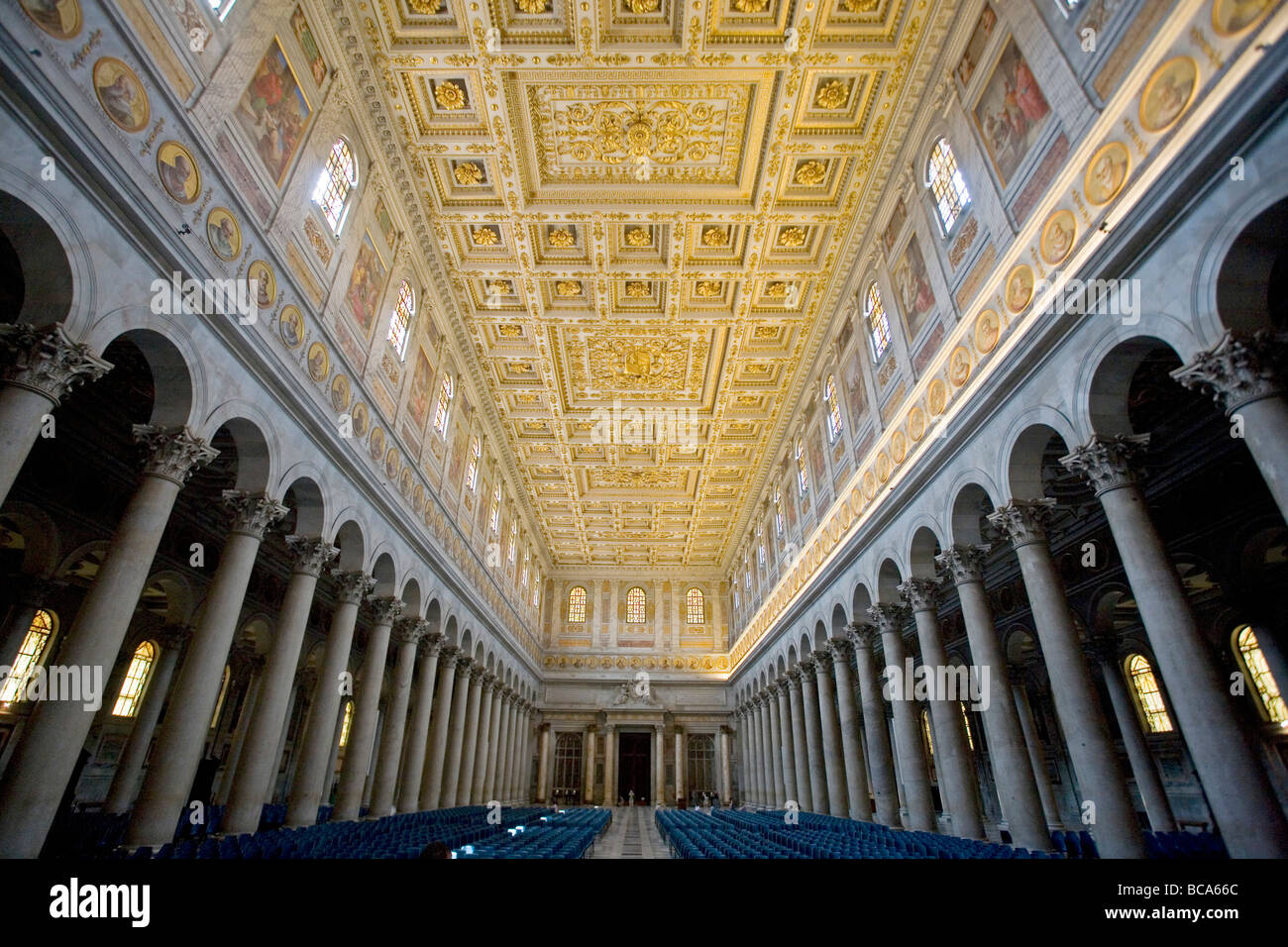 Basilica di San Paolo Fuori le Mura Rom Italien Stockfoto