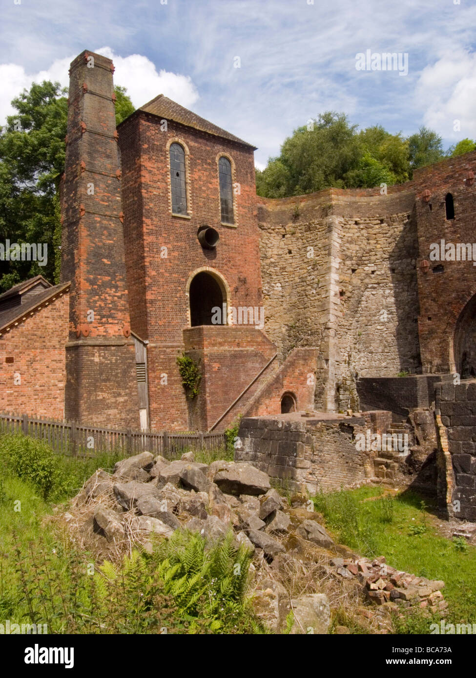 Blast Öfen Blists Hill Open-Air Museum Madeley Telford Shropshire England UK Stockfoto