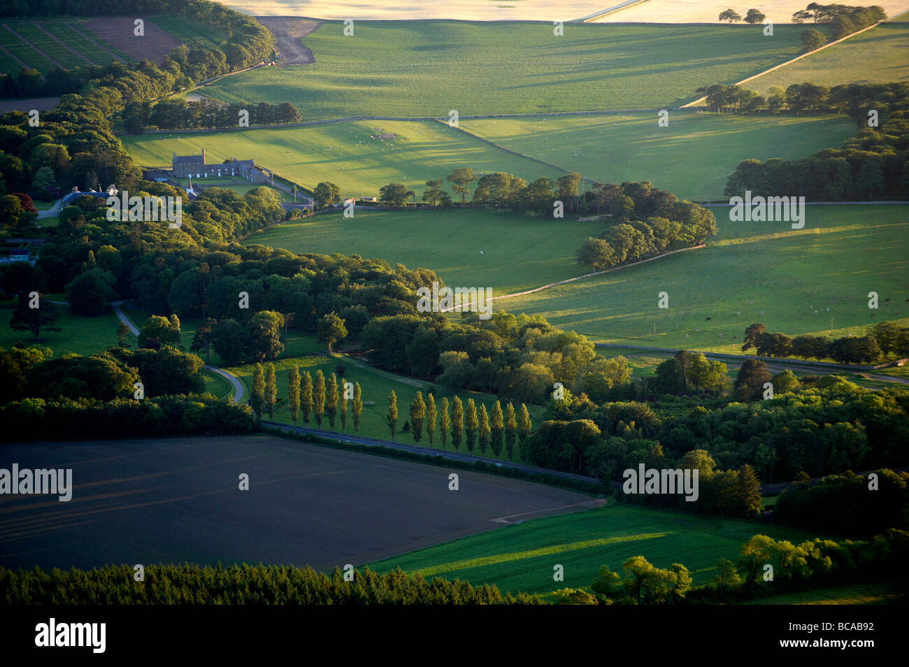Form Binevenagh Berg Blick aussehende Lough Foyle County Londonderry Stockfoto