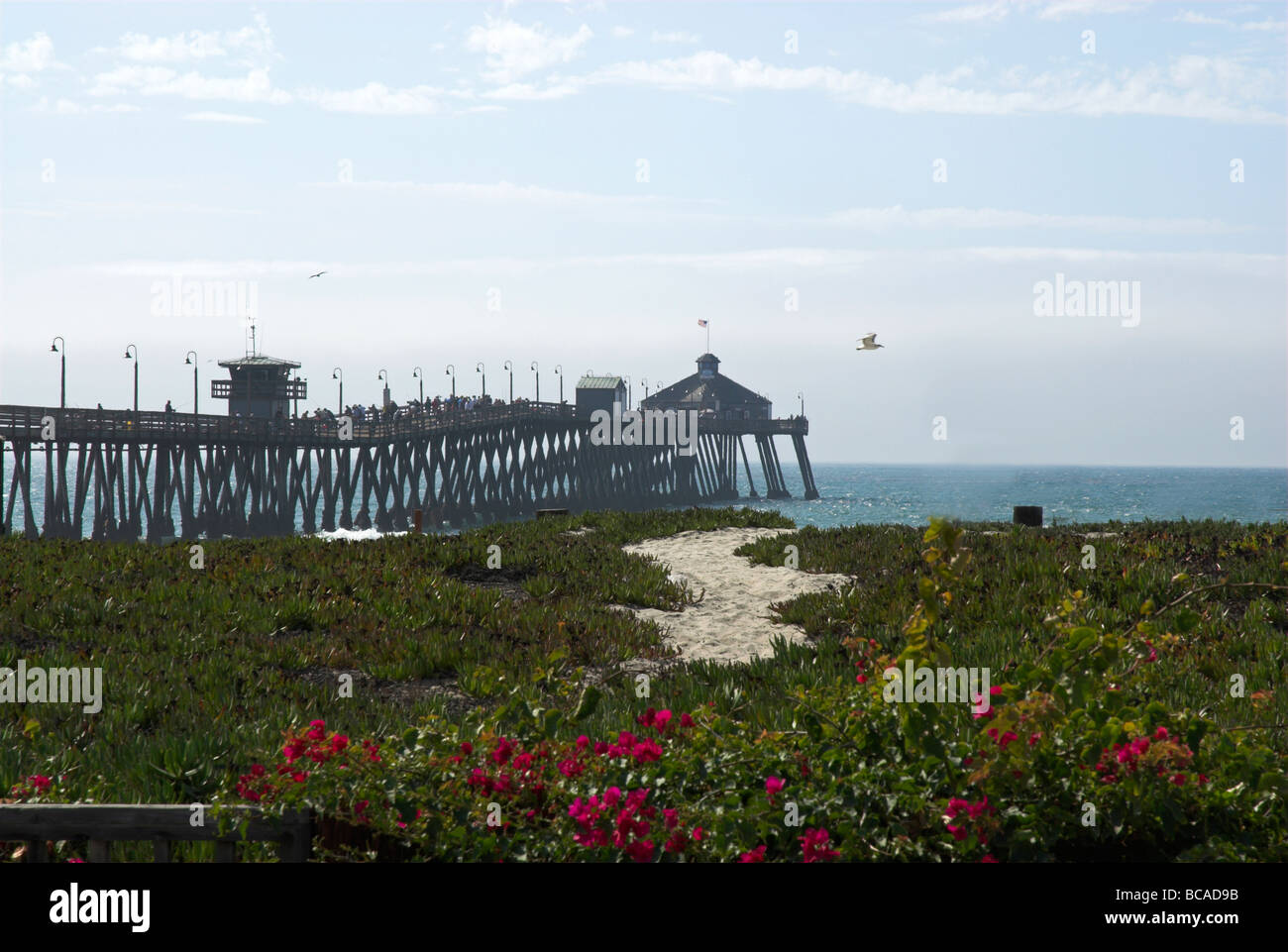 Imperial Beach Municipal Wharf in der Nähe von San Diego, Kalifornien, USA Stockfoto