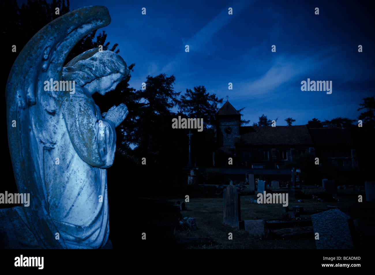 Farnborough-Kirche Stockfoto