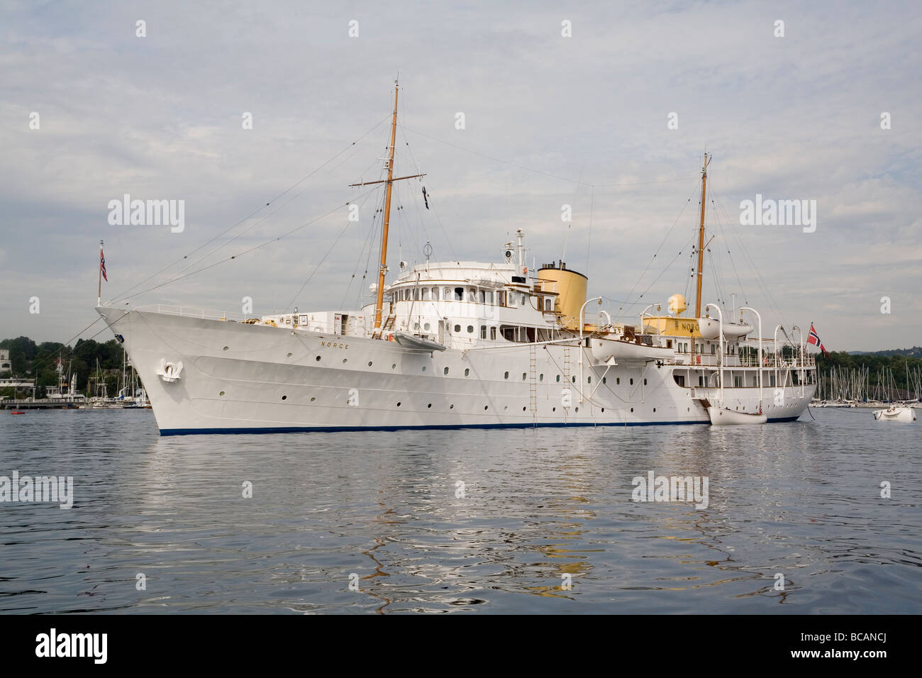 Norwegens königliche Yacht "Norge" Stockfoto