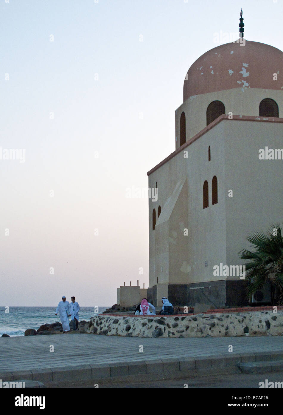 Jeddah eine Moschee im Bereich Corniche Stockfoto