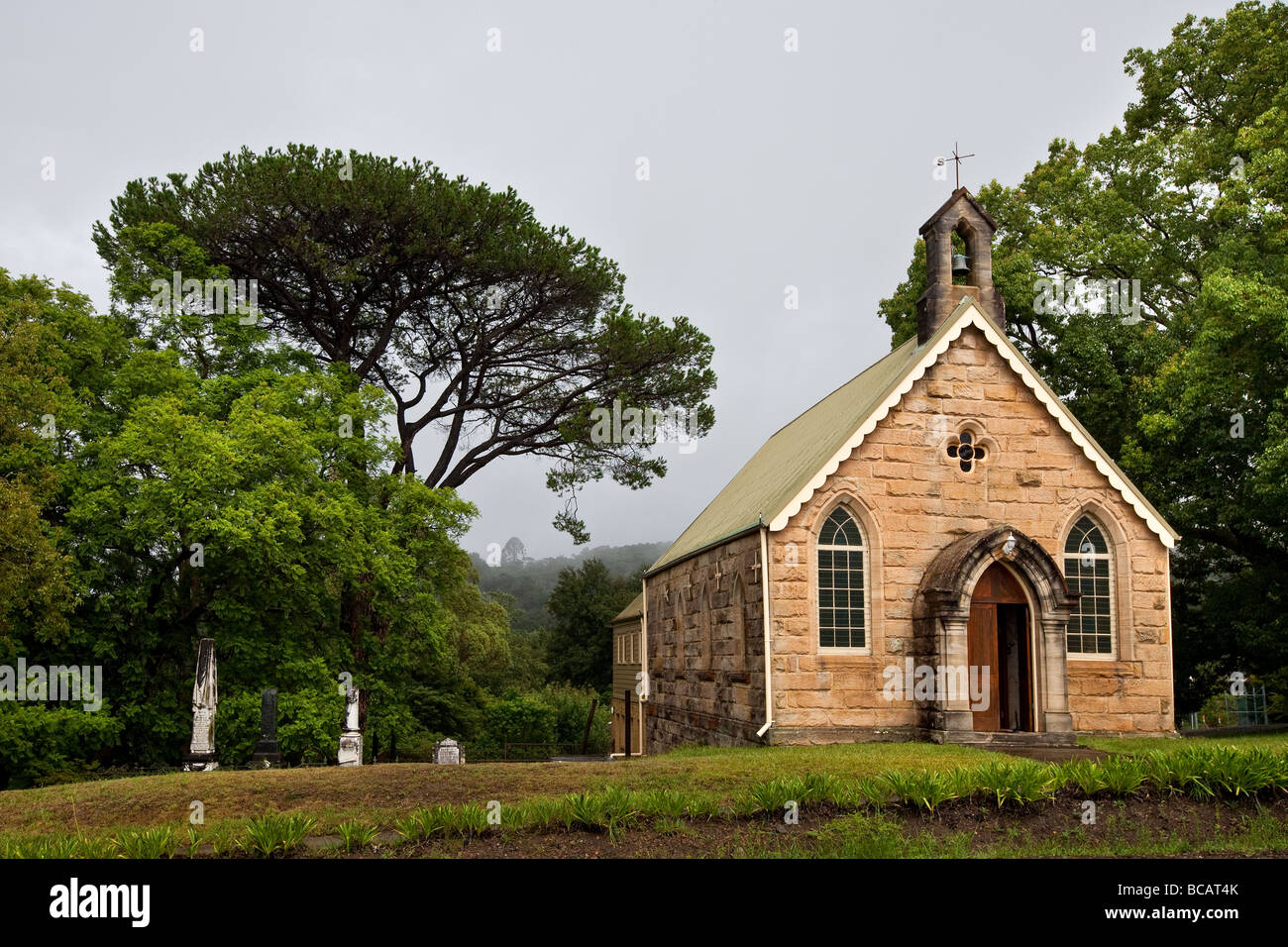 Die historische Kirche in kurrajong in den blauen Bergen von NSW Australien Stockfoto